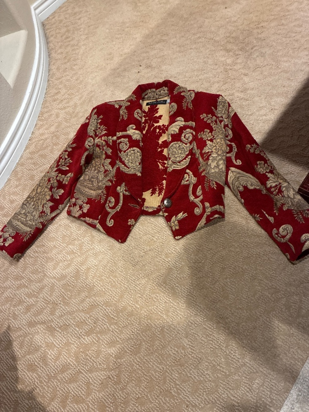 Woman’s decorative jacket